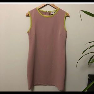 ASOS blush pink sheath dress
